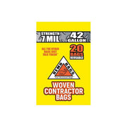 42-Gallon Contractor Heavy Duty Trash Bags (20-Count)