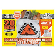 42-Gallon Contractor Heavy Duty Trash Bags (20-Count)