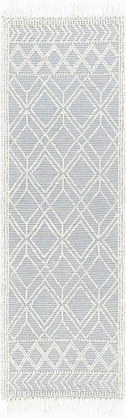 Ramsbury Denim Blue Wool Rug