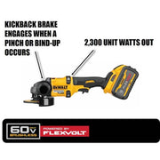 DEWALT FLEXVOLT 60V MAX Grinder