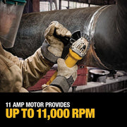 DEWALT 11 Amp Small Angle Grinder