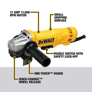 DEWALT 11 Amp Small Angle Grinder