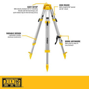 DEWALT Construction Tripod for Laser