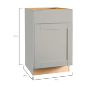 Hampton Bay 21" Gray Base Cabinet