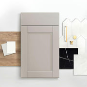 Shaker 24 in. W x 24 in. D x 34.5 in. H Assembled Base Kitchen Cabinet in Dove Gray with Ball-Bearing Drawer Glides