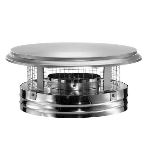 DuraPlus All-Fuel Chimney 6in. Diameter Chimney Cap