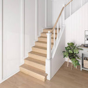 2 Pack-Dusk Cherry 47 in. L x 12.15 in. W x 2.28 in. T Vinyl Overlay Stair Tread and Reversible Riser Kit