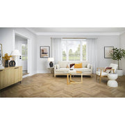 Chevron Dusk Cherry 22 MIL x 12 in. W x 28 in. L Click Lock Waterproof Luxury Vinyl Plank Flooring (18.9 sq. ft./Case)