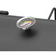 Signature Heavy-Duty Barrel Charcoal Grill and Offset Smoker in Black
