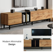Modern Natural Wood color TV Stand
