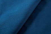 Peyton Upholstered Queen Bed with 54' High Headboard and Traditional Buttoned Tufting in Blue Velvet