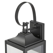 Havenridge 23.2 in. 3-Light Espresso Bronze Hardwired Outdoor Wall Light Lantern Sconce with Clear Glass (1-Pack)