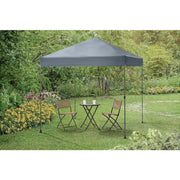 8 ft. X 8 ft. Grey Straight Leg Instant Canopy Pop Up Tent Sto-N-Go