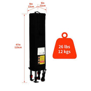 8 ft. X 8 ft. Grey Straight Leg Instant Canopy Pop Up Tent Sto-N-Go