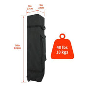 10 ft. x 10 ft. Commercial Instant Canopy-Pop Up Tent with Wall Panel White
