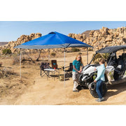 12 ft. x 12 ft. Blue Mega Shade Pop-Up Canopy with Grey Trim