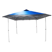 12 ft. x 12 ft. Blue Mega Shade Pop-Up Canopy with Grey Trim