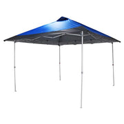12 ft. x 12 ft. Blue Mega Shade Pop-Up Canopy with Grey Trim