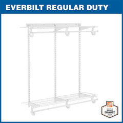 Everbilt 4ft Double Hang Closet