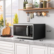 1.6 cu. ft. Countertop with Sensor Cook Microwave in Stainless Steel