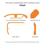Fresh Oak 6 MIL x 8.7 in. W x 48 in. L Click Lock Waterproof Luxury Vinyl Plank Flooring (20.1 sqft/case)