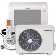 Pioneer® Quantum Ultra™ 16,000 BTU 23.8 SEER2 230V Floor/Low-Wall Mounted Console Ductless Mini-Split Air Conditioner Inverter Heat Pump Full Set