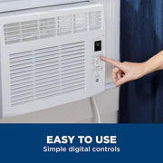 6,000 BTU 115-Volt Window Air Conditioner for 250 sq. ft. Rooms in White with Remote