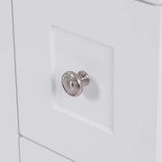 Bannister 25 in. Single Sink White Bath Vanity with Colorpoint White Cultured Marble Top (Assembled)