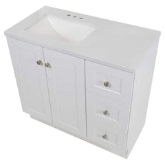 Glacier Bay Bannister White Vanity