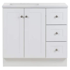 Glacier Bay Bannister White Vanity