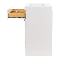 Glacier Bay White Single Sink