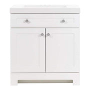 Glacier Bay White Single Sink
