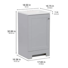 Glacier Bay Pearl Gray Vanity