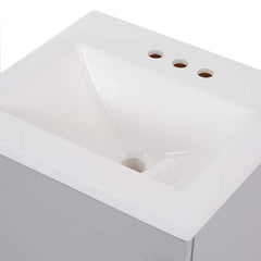 Glacier Bay Pearl Gray Single Sink Vanity