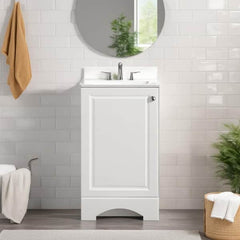 Glacier Bay White Vanity Set