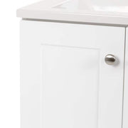 Glacier Bay White Shaker Vanity