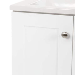 Glacier Bay White Shaker Vanity