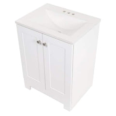 Glacier Bay White Shaker Vanity