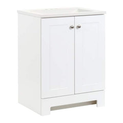 Glacier Bay White Shaker Vanity