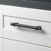 Gliderite Matte Black Knurled Bar