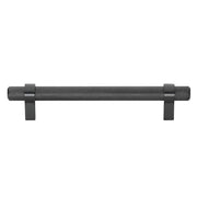 Gliderite Matte Black Knurled Bar