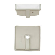 Andover 16-1/8 in. Undermount Ceramic Square Bathroom Sink in White