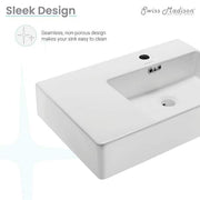 St. Tropez Vessel Sink in Glossy White