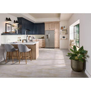Golden Travertine 3 mil x 24 in. W x 12 in.L Peel and Stick Water Resistant Vinyl Tile Flooring (30 sq. ft.)