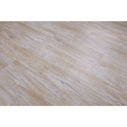 Golden Travertine 3 mil x 24 in. W x 12 in.L Peel and Stick Water Resistant Vinyl Tile Flooring (30 sq. ft.)