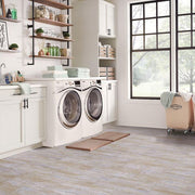 Golden Travertine 3 mil x 24 in. W x 12 in.L Peel and Stick Water Resistant Vinyl Tile Flooring (30 sq. ft.)
