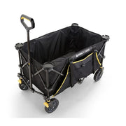 7 cu. ft. (36 in. x 21 in. x 15 in.), Oversized Outdoor Folding Utility Wagon, Expandable Side Pockets, Flat-Free Tires