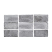 Gris Rustico 3 in. x 6 in. Glossy Textured Ceramic Wall Tile (0.125 sq. ft. /Each)