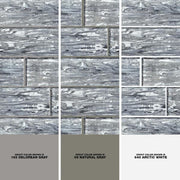 Abalone Gray 3 in. x 12 in. Glossy Glass Wall Tile (1 sq. ft./Pack)