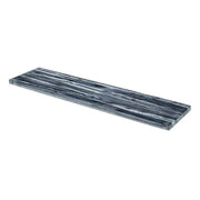 Abalone Gray 3 in. x 12 in. Glossy Glass Wall Tile (1 sq. ft./Pack)